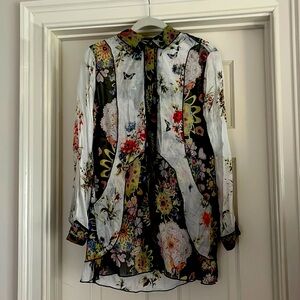 John Mark Flowery Blouse